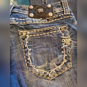 MISS ME Women's Dark Blue Jeans